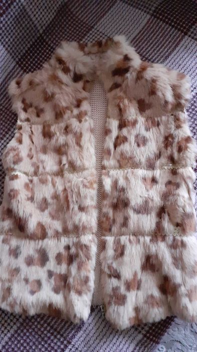 Жилетка кролик натуральная