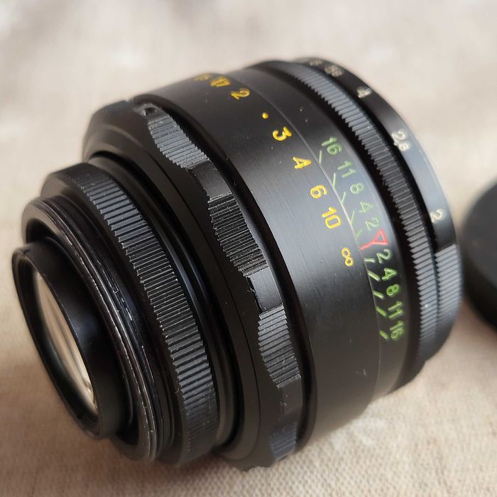 Объектив Гелиос 44-2, вместе с Зенит-Е