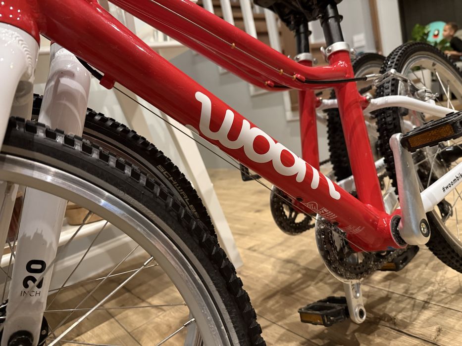Rower Woom 4 czerwony 20' bardzo dobry stan