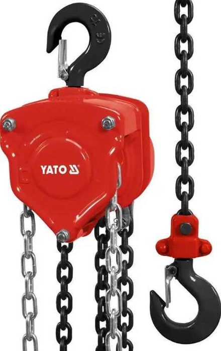 Лебідка ланцюгова ручна таль ланцюгова YATO 2 Тони ланцюг 3 метра