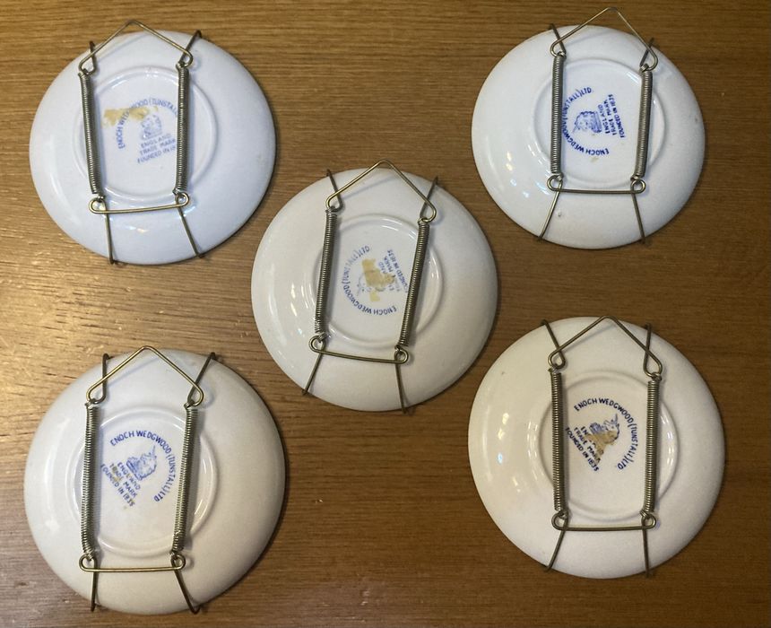 5 pratinhos Wedgwood