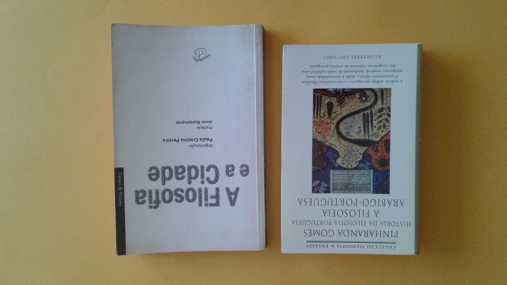 Diferentes livros na área da FILOSOFIA