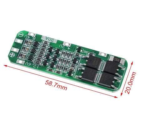 Плата BMS контроллер 18650 BMS 1S 2S 3S 4S 5S 6S 7S
