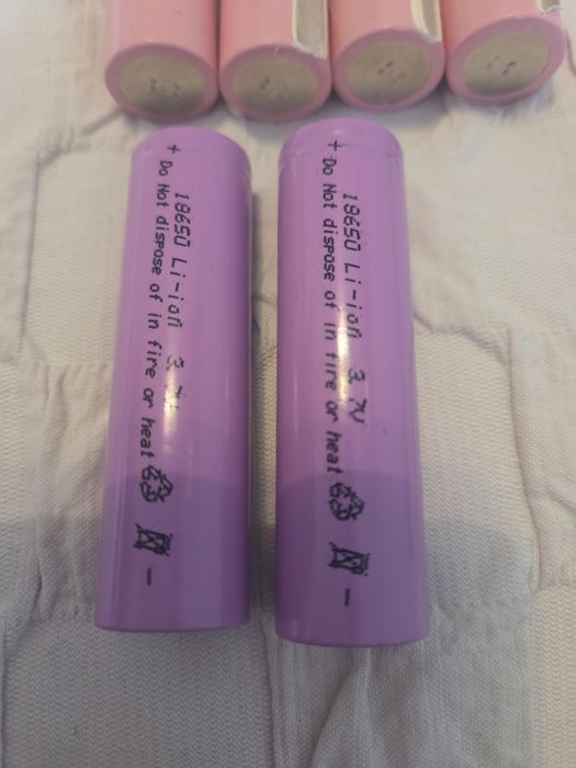 Pilhas Samsung/LG/outras 18650 3,7V recarregáveis - valor unitário