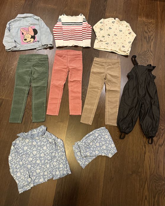 Пакет вещей на девочку 3-4 года, 4-5 лет Zara, H&M, Jacadi Paris