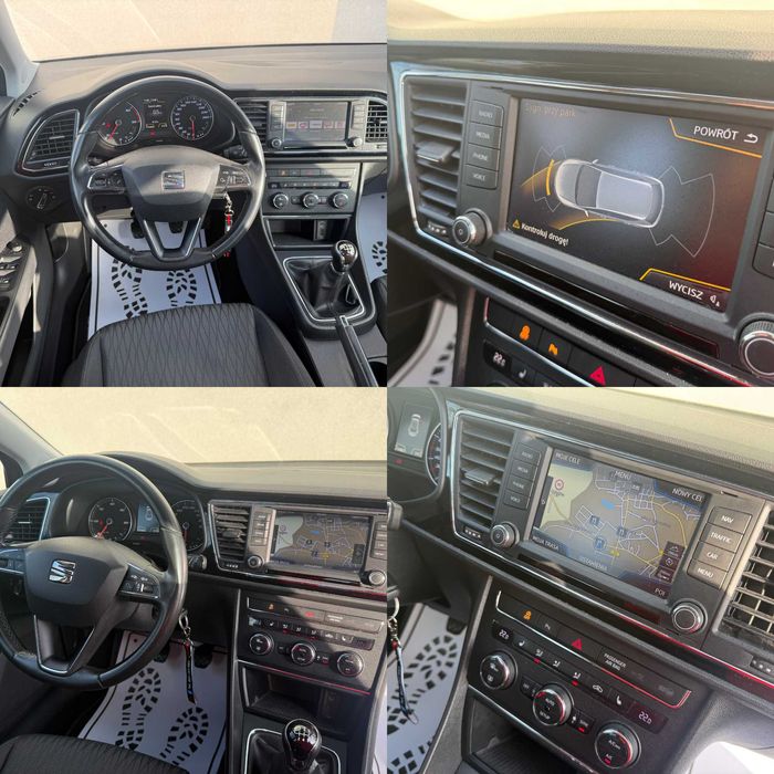 * SEAT LEON 2,0 TDI 150KM Klima Navi Alu servis *