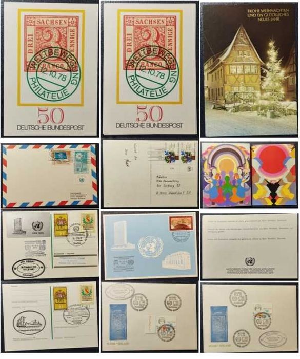 Lote com 34 envelopes/FDC ideais para colecionar (R034)