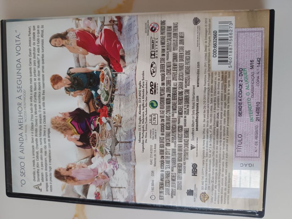 DVD sexo e a cidade 2