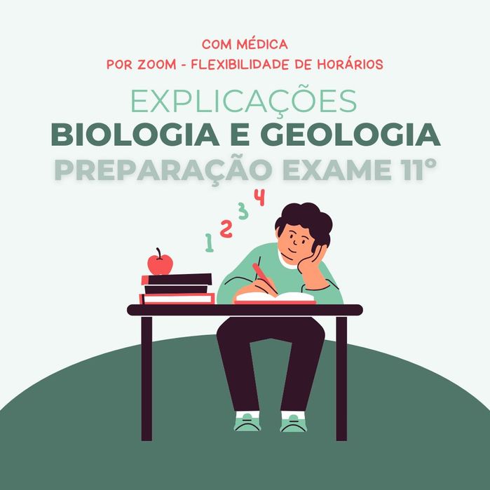 Explicações Biologia e Geologia 11º Curso Intensivo Preparação Exames