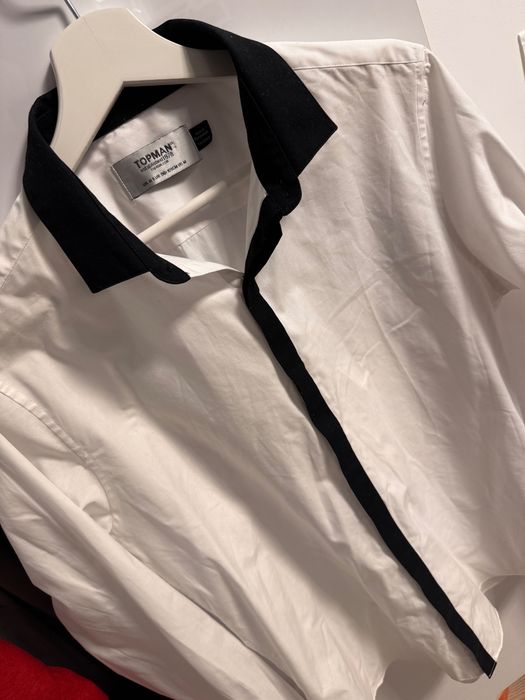 Biała męska koszula - TopMan - roz. M
