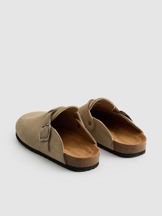 Сліпони Birkenstock  House brand 37р 24см натуральна замша