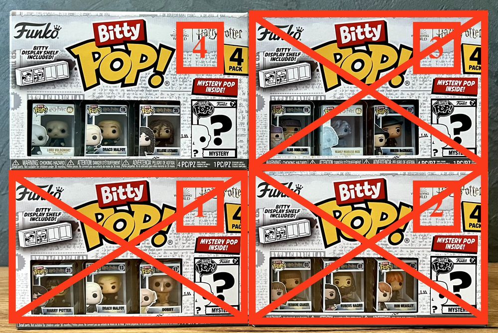 Funko Bitty Pop! Harry Potter 4-Pack Series 4