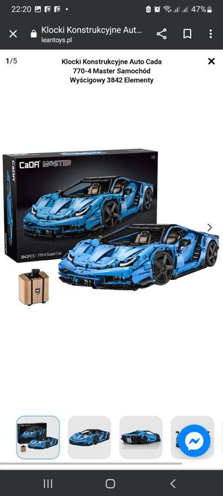 Klocki Cada Master 770-4 Gigant 60cm jak lego technic