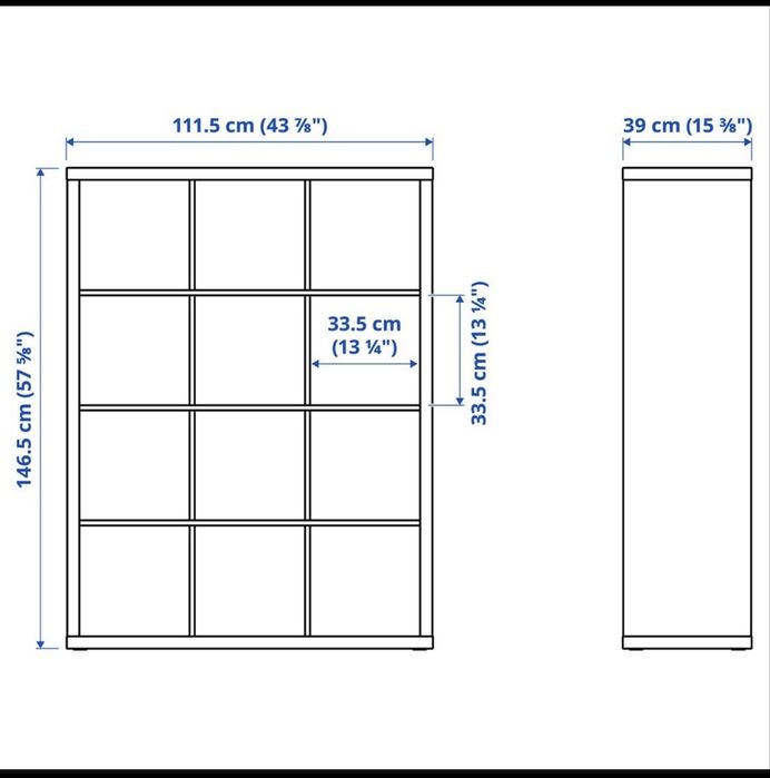 Regał IKEA plus pojemniki