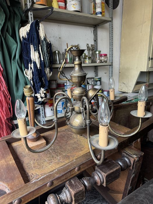 Candeeiro vintage em ferro