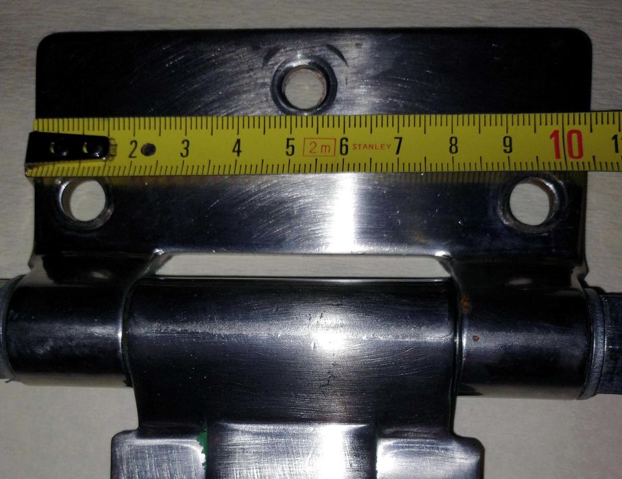 Masywne zawiasy ze stali nierdzewnej Furgocar Italy - 2 sztuki