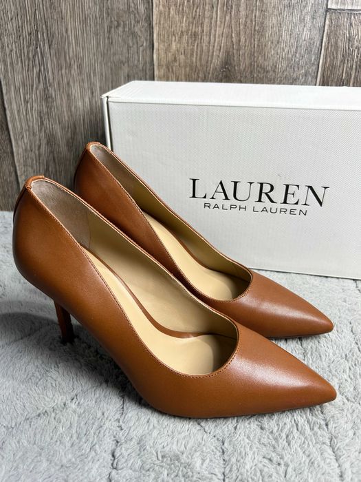 szpilki damskie skórzane polo ralph lauren lindella 2 37,5