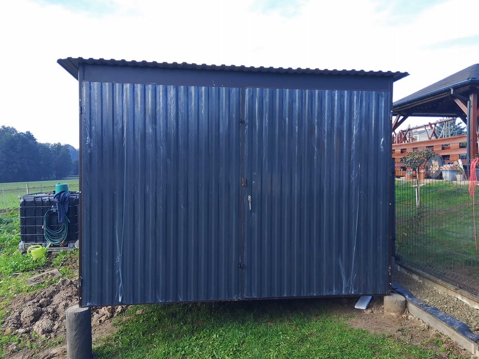 Garaż Blaszany Blaszak 3x5 Grafit