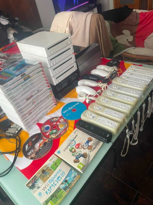 Consola Wii e acessórios