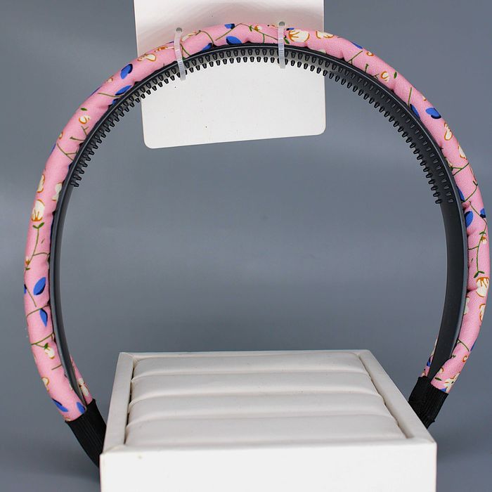 Opaska do włosów-RÓŻOWA