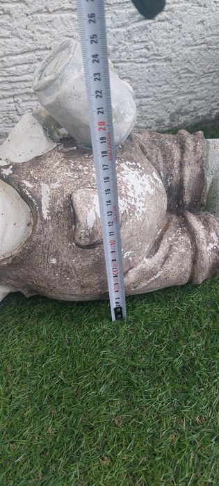 Rzeźba żaba ogrodowa, gipsowa do ogrodu, dekoracja, figurka