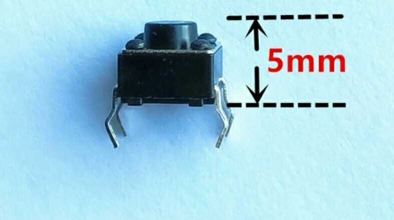 Оригинальные мини/міні/кнопка тактовая/микрик 6*6*5mm -6*6*4,3mm 4pin