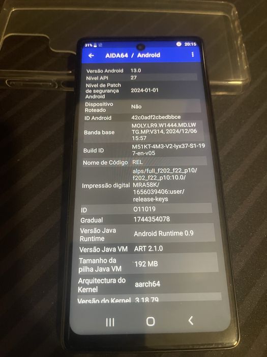 Smartphone android c55