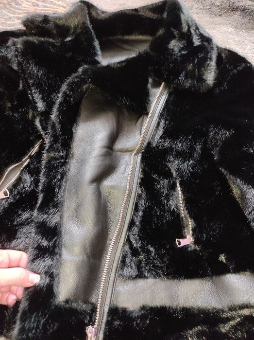 Розпродаж .Шуба-дублянка  еко норка