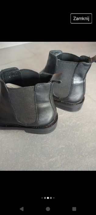 Botki skóra naturalna r.37