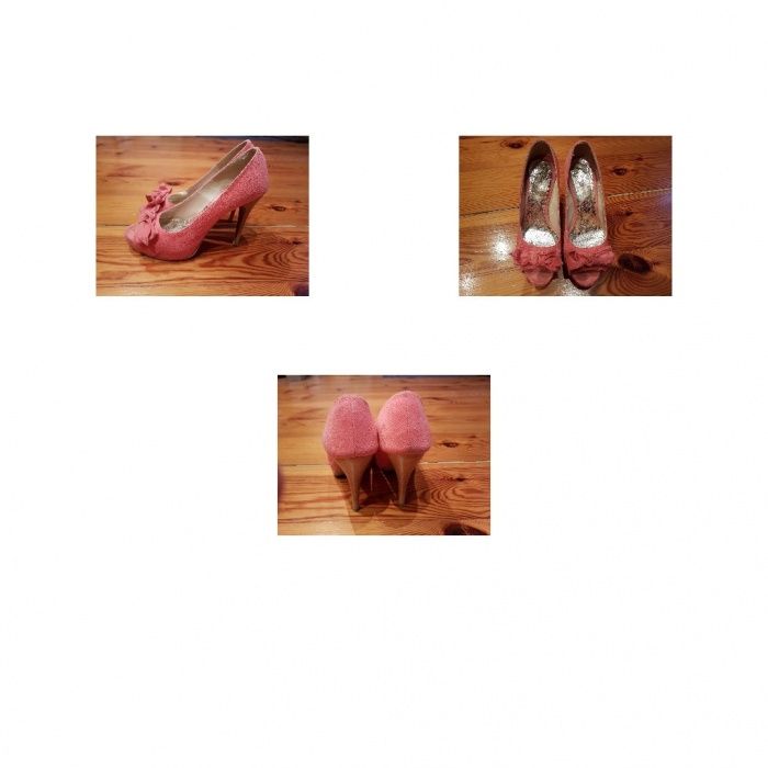 Buty odkryte palce skóra zamsz 38