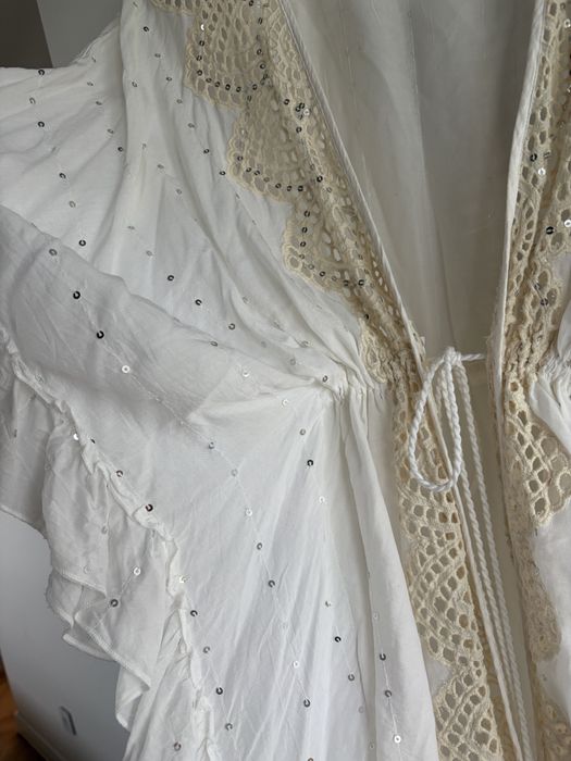 Narzutka plażowa Calzedonia biała