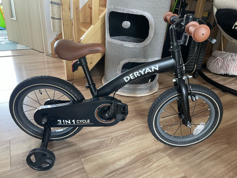 Piekny rowerek 14 cali 3w1