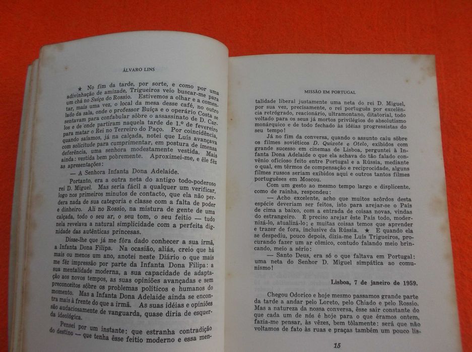 Missão em Portugal – Alvaro Lins