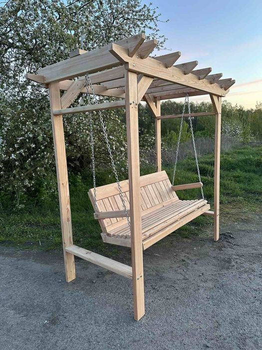 Садові меблі, гойдалки,качелі, альтанки, тераси, зони мангалу, перголи
