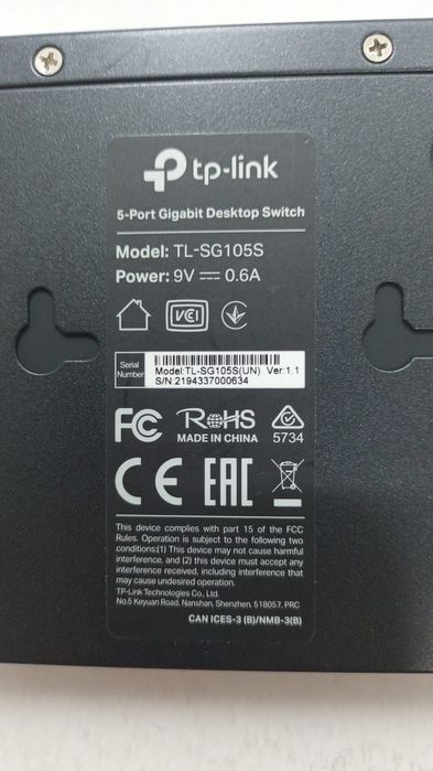 TP-Link TL-SG105S Switch Gigabit 5 Portas