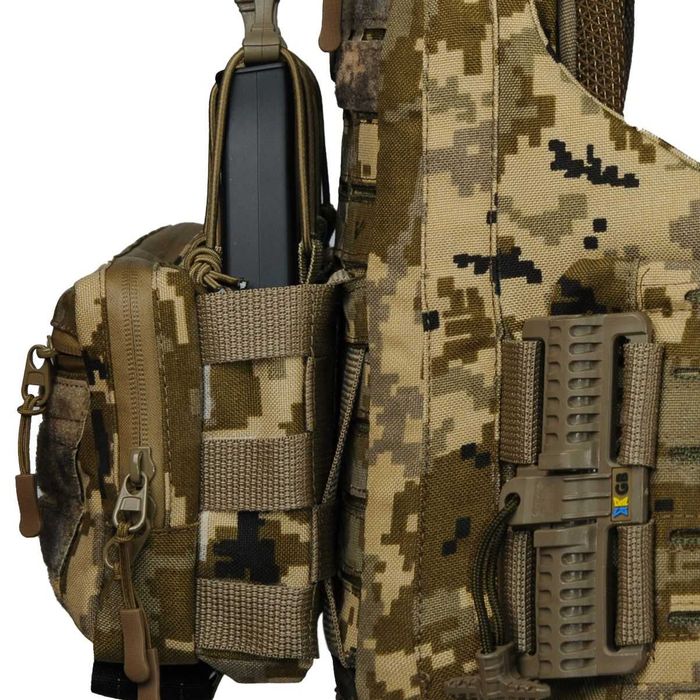 Плитоноска Warmor Gen.6 Піксель + підсумок органайзер комбінований