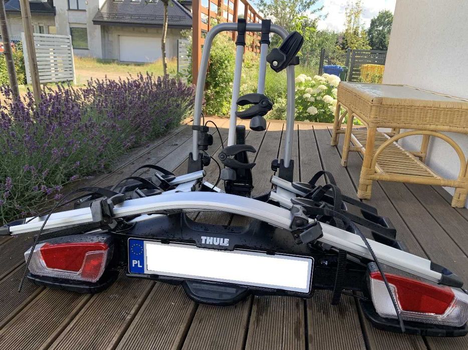 Wynajem Bagażnik na hak platforma na rower Thule 3-4 rowery