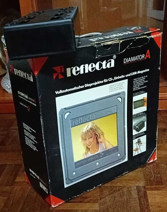 Projetor de Slides Reflecta diapositivos 35mm Vintage Fotografia