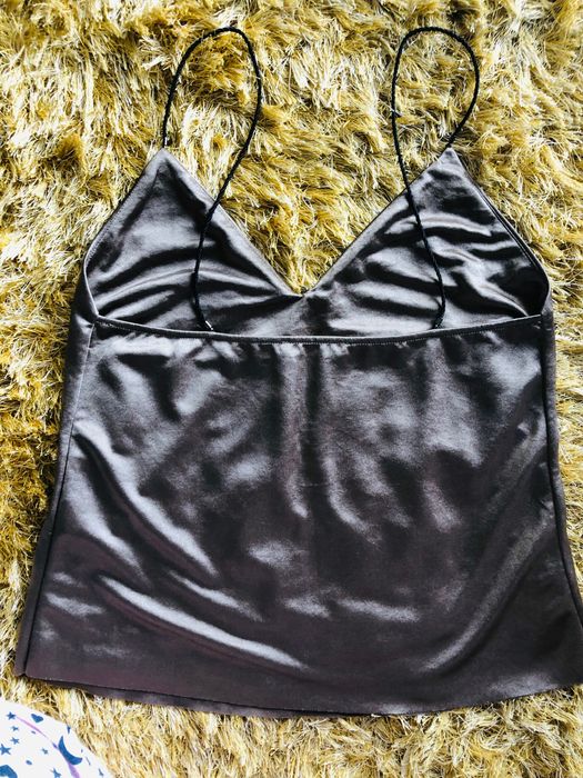 Top curto alças finas