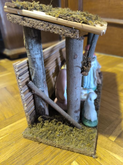 Presepio artesanal em madeira