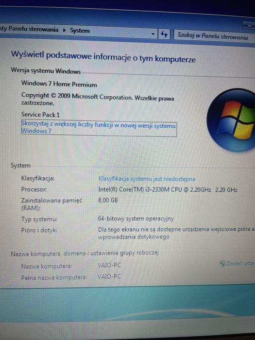 Laptop sony vaio VPCEH PCG-71811M 15” 8gb Ram i3