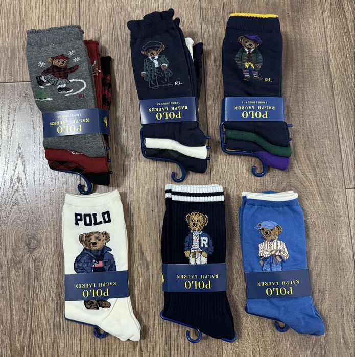 Шкарпетки   Polo Ralph Laurent 1пара 850 . Комплект 3пари-1050