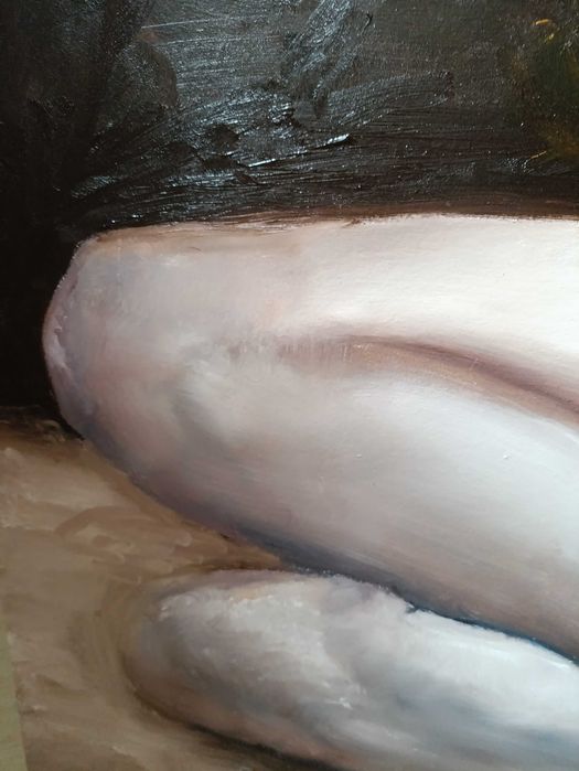 XXL bardzo duży obraz olejny. Marek Grzegorz - Whisper of Light 120x80