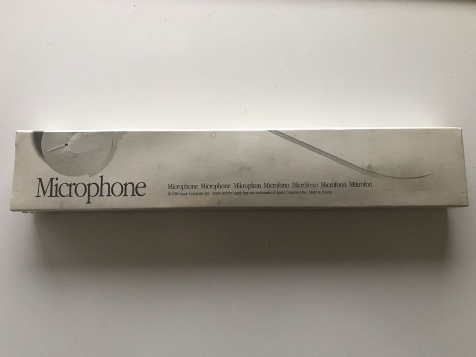 Vintage Macintosh Microphone from 1990, Sealed64550487162626120