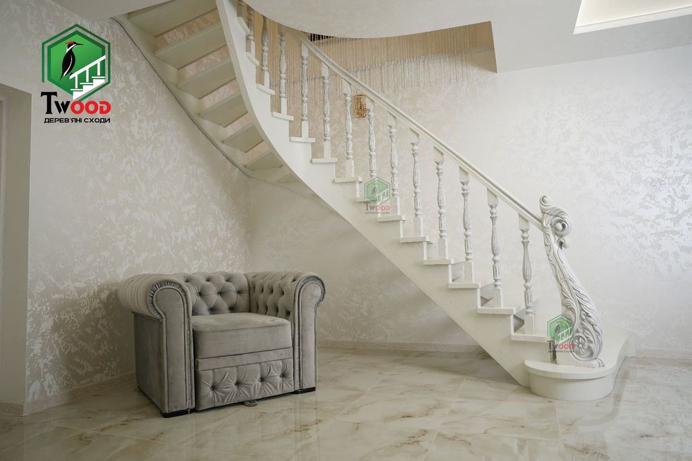 Білі сходи | Відкриті сходи | Сходи із підсвіткою | сходи TWood