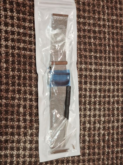 Bransoleta mesh połysk 22mm nowa