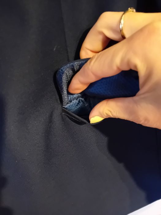 Garnitur granatowy jak nowy #Siko