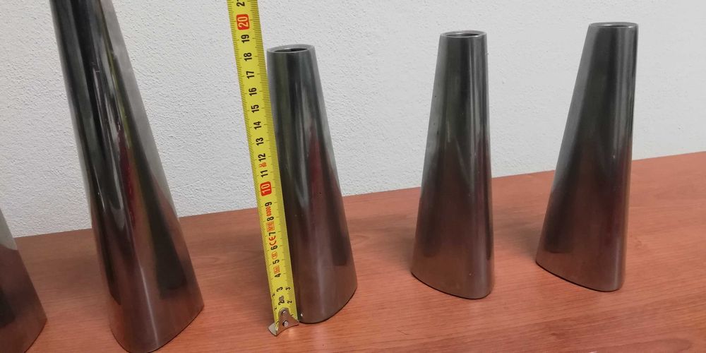 Castiçais prateados Ikea