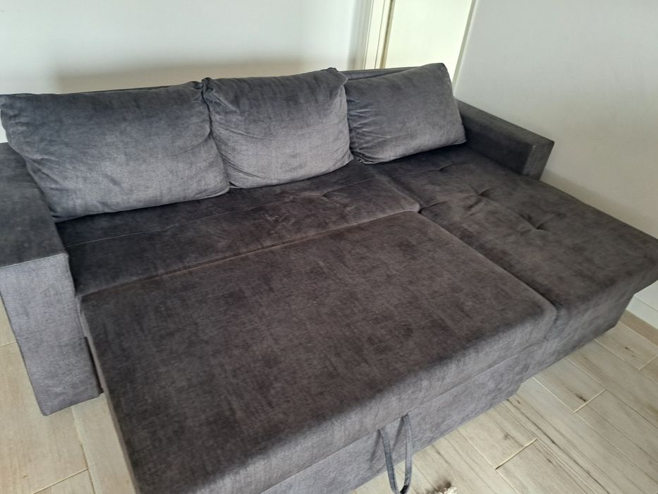 Sofa cama e arrumação medidas: 225cm×140cm
