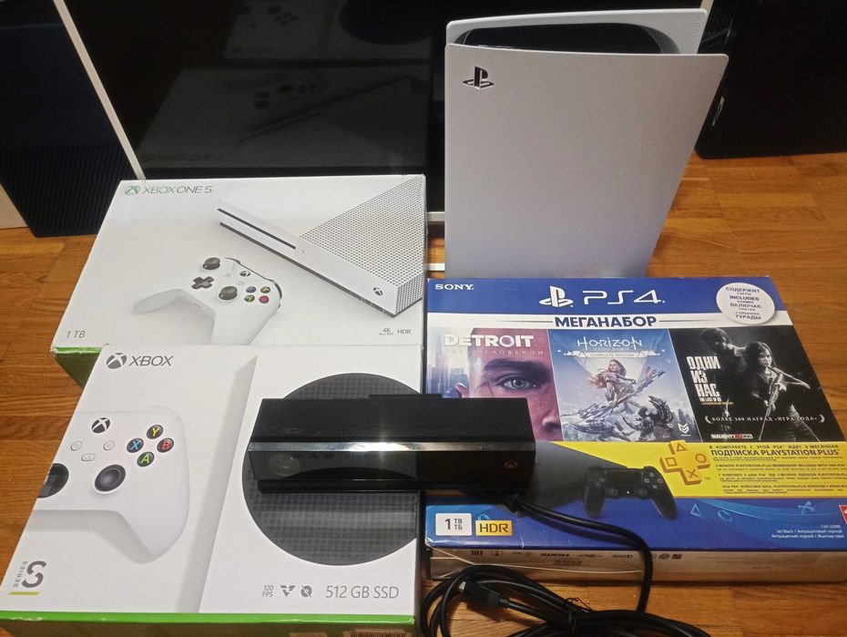 PS5(VR,Online-Fortnite/Cyberpunk/GTA5/RDR/MK/NFS/Fifa,Обмен)+3игры!